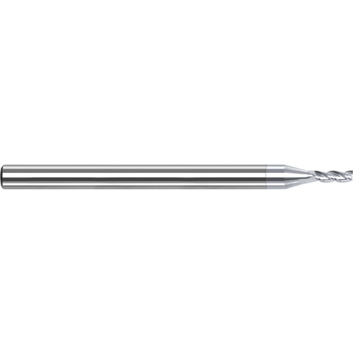 Variable Helix End Mills for Aluminum Alloys - 0.1875″ (3/16″) Cutter Diameter × 0.2850″ Length of Cut Carbide Square End Mill for Aluminum Alloys, 3 Flutes, TiB2 Coated